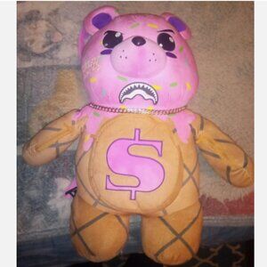 Sprayground Backpack Plush Bear Ice Cream Cone